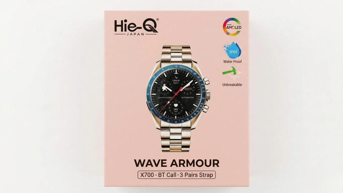 Hie-Q Japan - ساعة يد ذكية WAVE ARMOUR